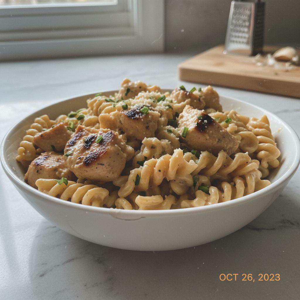 Creamy Garlic Parmesan Chicken Pasta