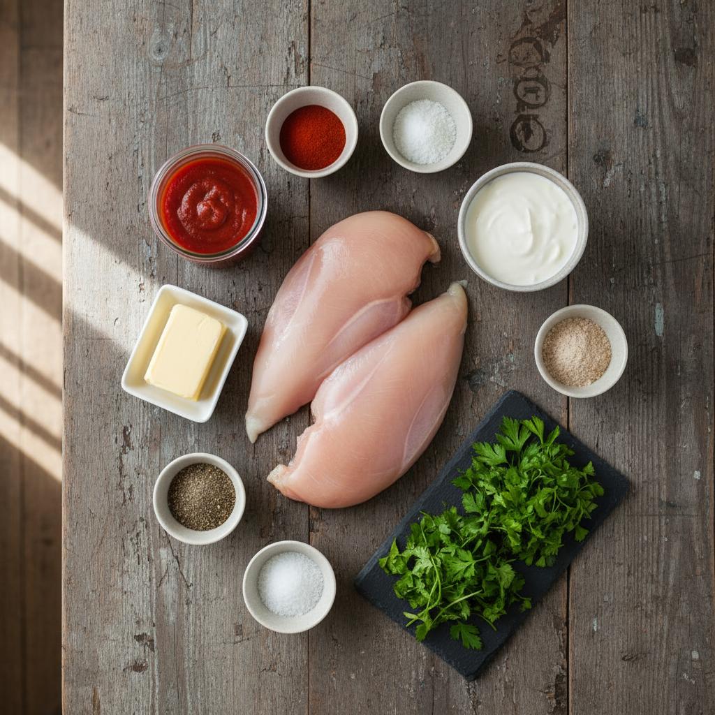 Ingredients for Texas Roadhouse Butter Chicken Skillet