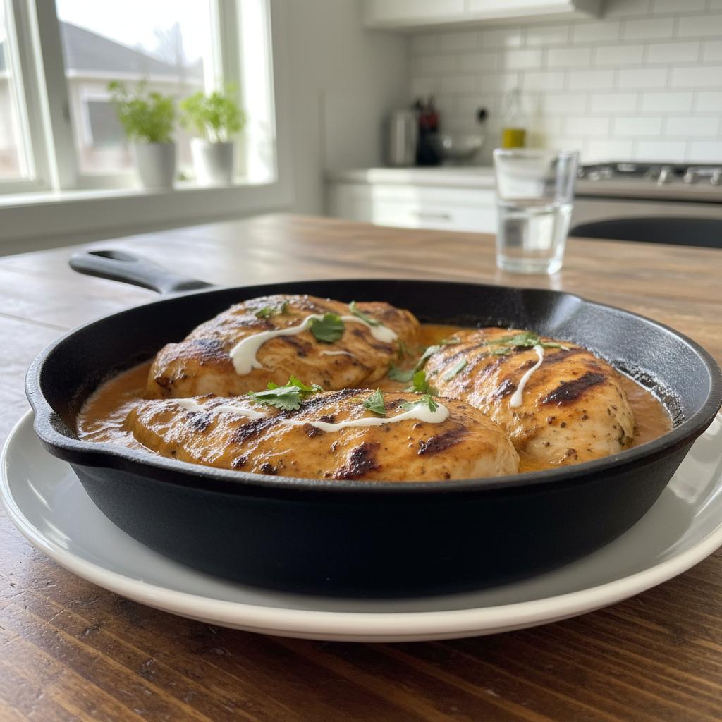 Texas Roadhouse Butter Chicken Skillet featured dish