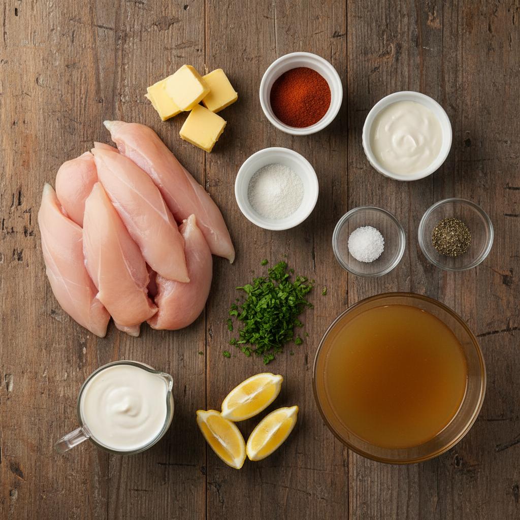 Ingredients for Texas Roadhouse Butter Chicken Skillet